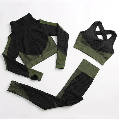 Seamless Yoga Set Gym Clothing