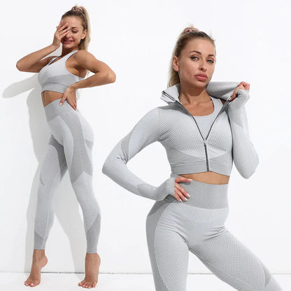 Seamless Yoga Set Gym Clothing