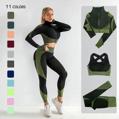 Seamless Yoga Set Gym Clothing