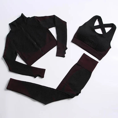 Seamless Yoga Set Gym Clothing