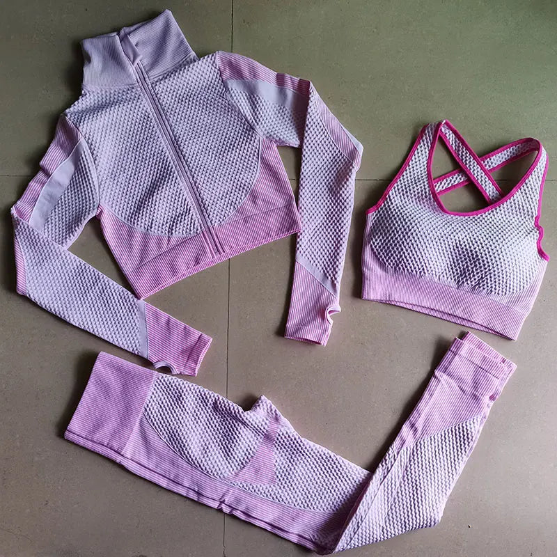 Seamless Yoga Set Gym Clothing