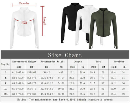 Slim Fit Yoga Crop Jacket