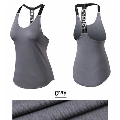 Black Sleeveless Yoga Top