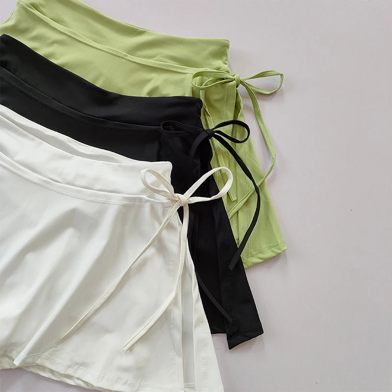 Quick-Drying Yoga Skirt with Pocket